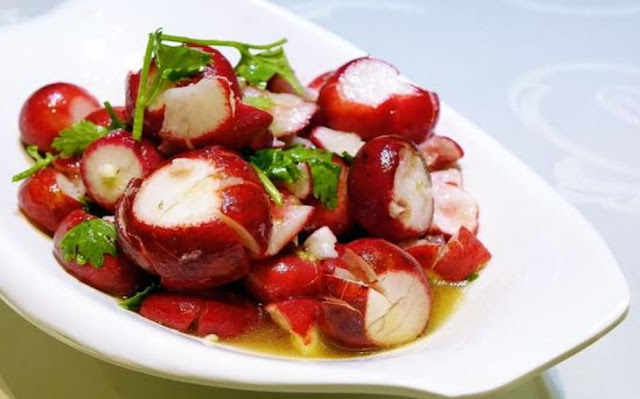 Potato and radish salad